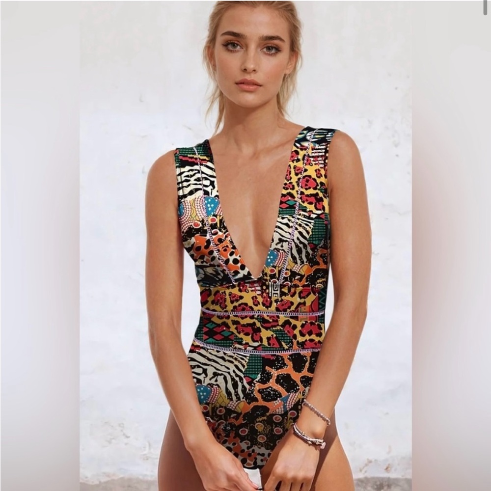 HARLOW DEEP PLUNGE ONE-PIECE